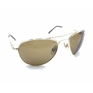 Elevator 42354 Gold Tortoise Metal Wrap Aviator Sunglasses Brown Lens Men Women